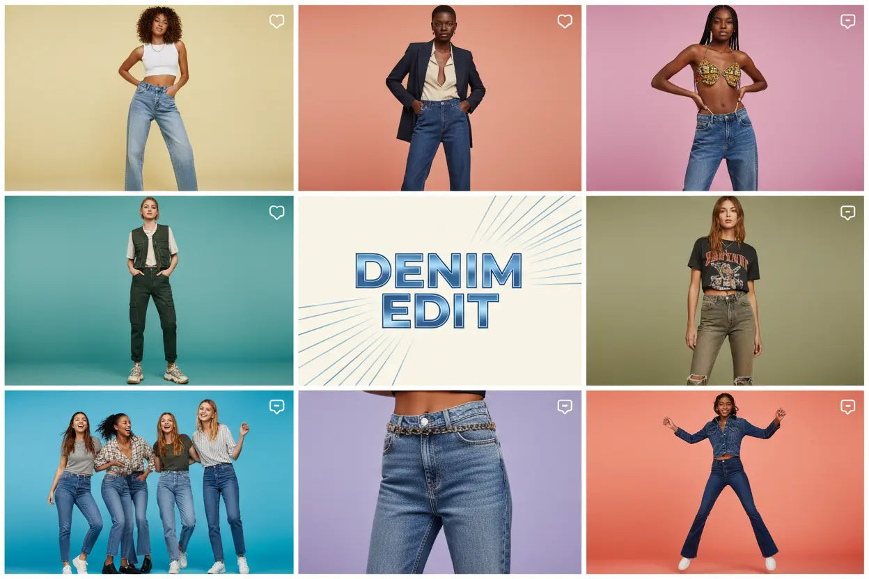 viral womens jeans trends on tiktok and instagram