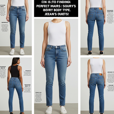 Cómo encontrar el par perfecto: una guía de jeans para cada tipo de cuerpo 