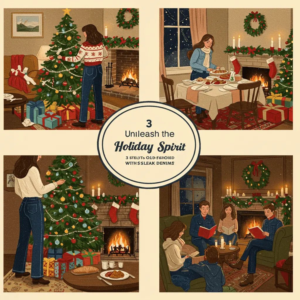 Unleash the Holiday Spirit: 3 Steps to an Old-Fashioned Christmas with Sleek Denim - Sleekdenim.com