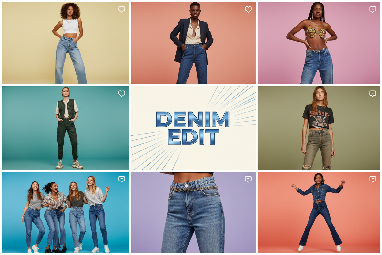 viral womens jeans trends on tiktok and instagram