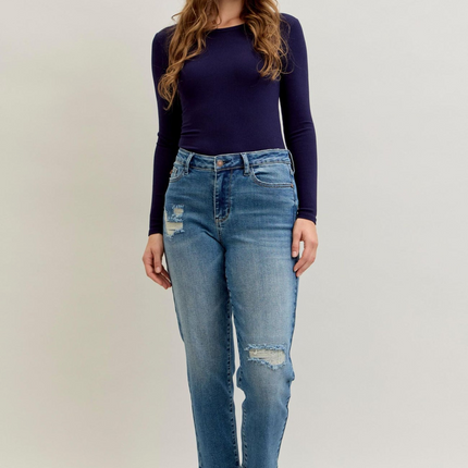 Women's Mid-Rise Denim Jeans, Shorts & Skirts – Sleek Denim Boutique - Sleekdenim.com