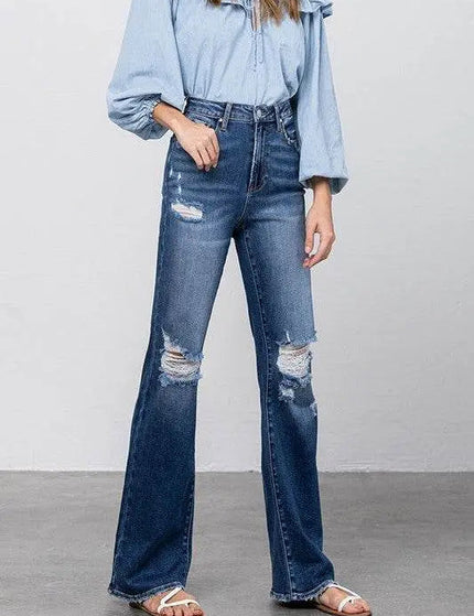 high waist jeans