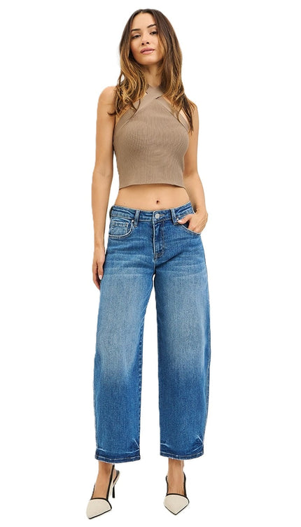 Risen Barrel Jeans