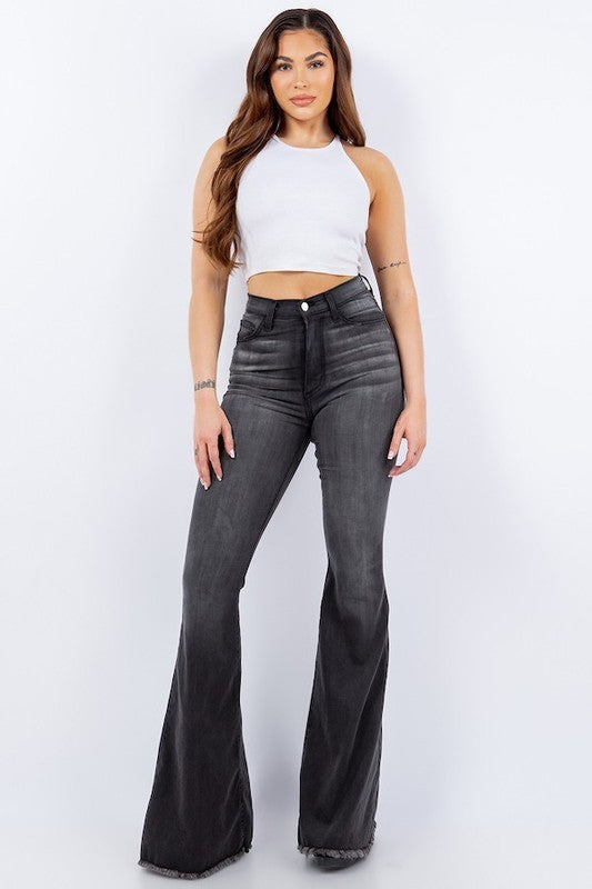 gray womens jeans