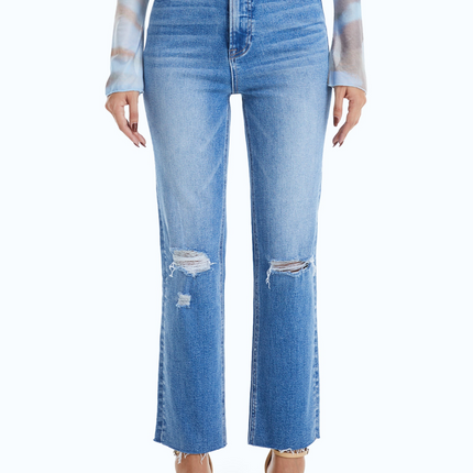 high rise jeans for women at sleek denim boutique