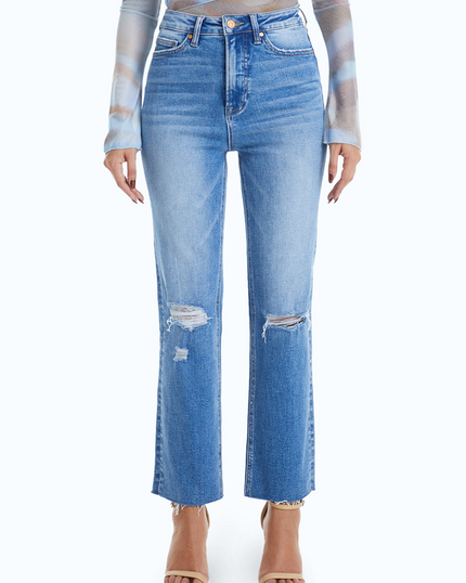 high rise jeans for women at sleek denim boutique