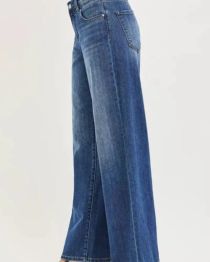 RISEN Slouchy Baggy Jeans with Pockets - Sleekdenim.com
