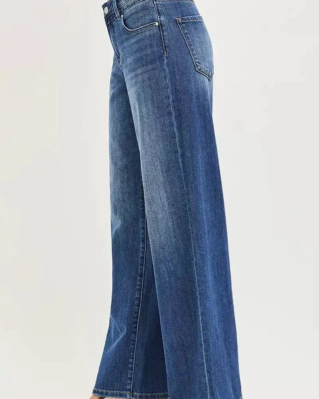 RISEN Slouchy Baggy Jeans with Pockets - Sleekdenim.com