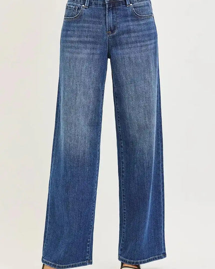 RISEN Slouchy Baggy Jeans with Pockets - Sleekdenim.com