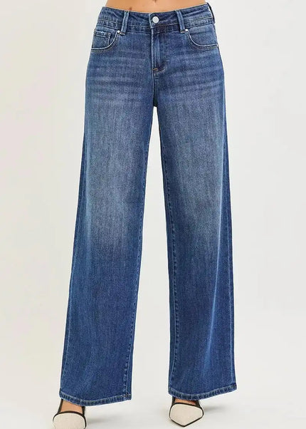 RISEN Slouchy Baggy Jeans with Pockets - Sleekdenim.com