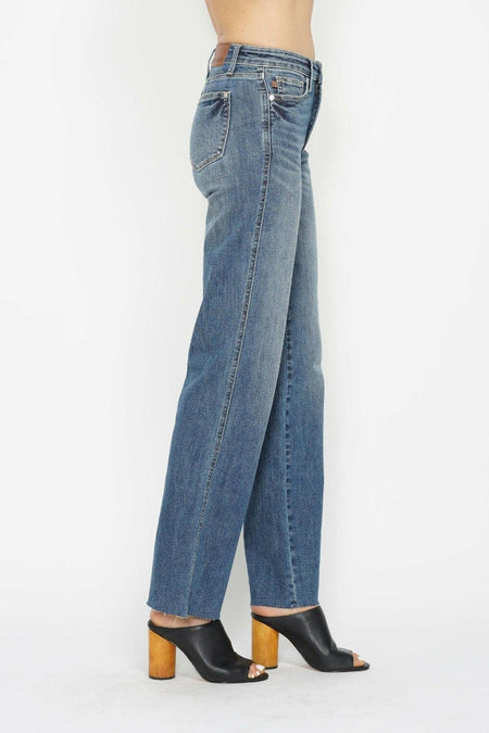 Judy Blue Full Size Tummy Control Straight Jeans | Sleekdenim.com