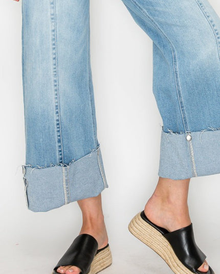 AT2078WDLT INSEAM TRANSFORM WIDE LEG JEANS - Sleekdenim.com