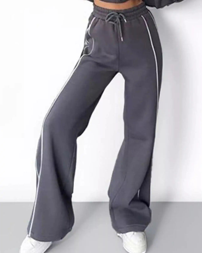 Full Size Zip Up Long Sleeve Top and Pants Set Plus Size - Sleekdenim.com