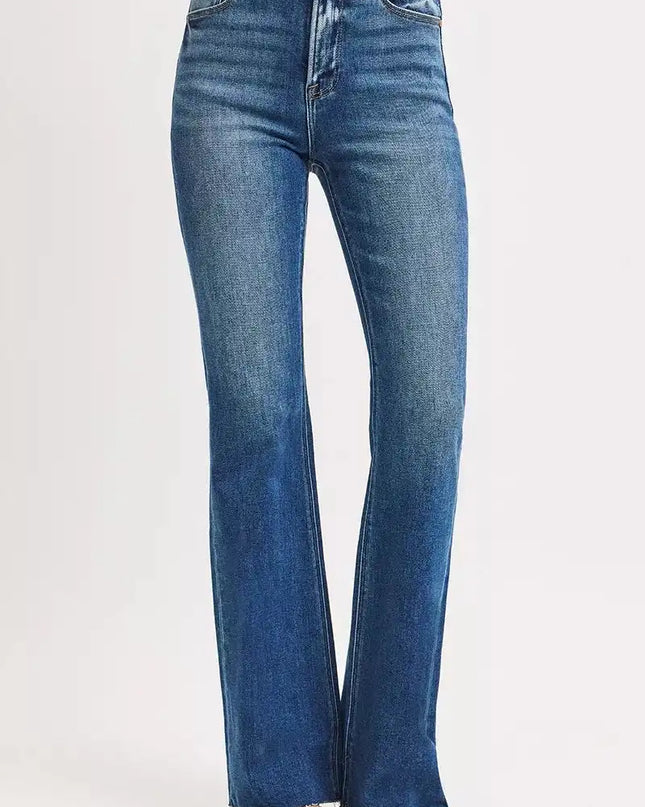 RISEN High Rise Flare Jeans - Sleekdenim.com