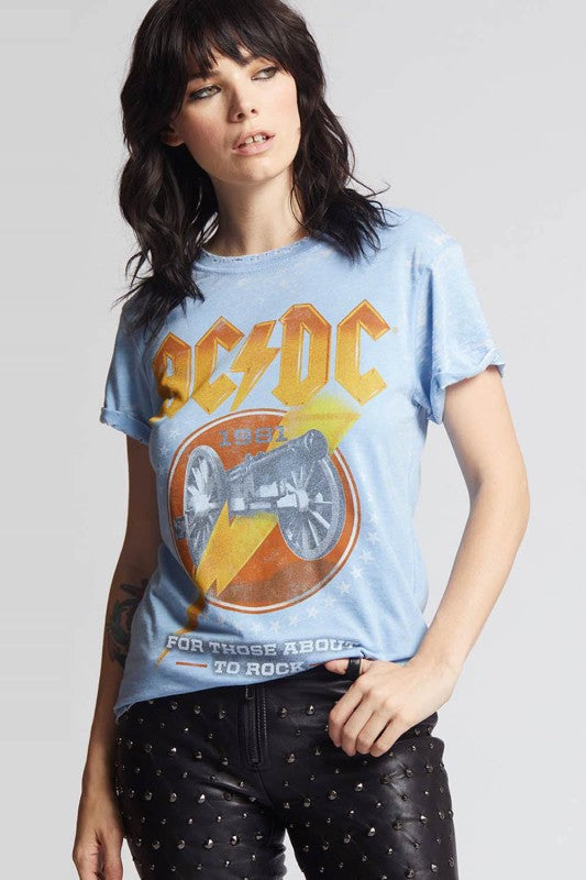AC/DC Those About To Rock Vintage Graphic Tee - Sleekdenim.com