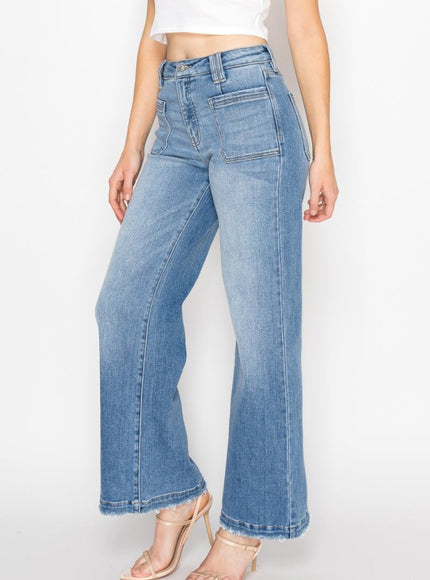 AT2080PZMT ECO FRIENDLY FABRIC HIGH RISE SLIM PALA - Artemis Vintage