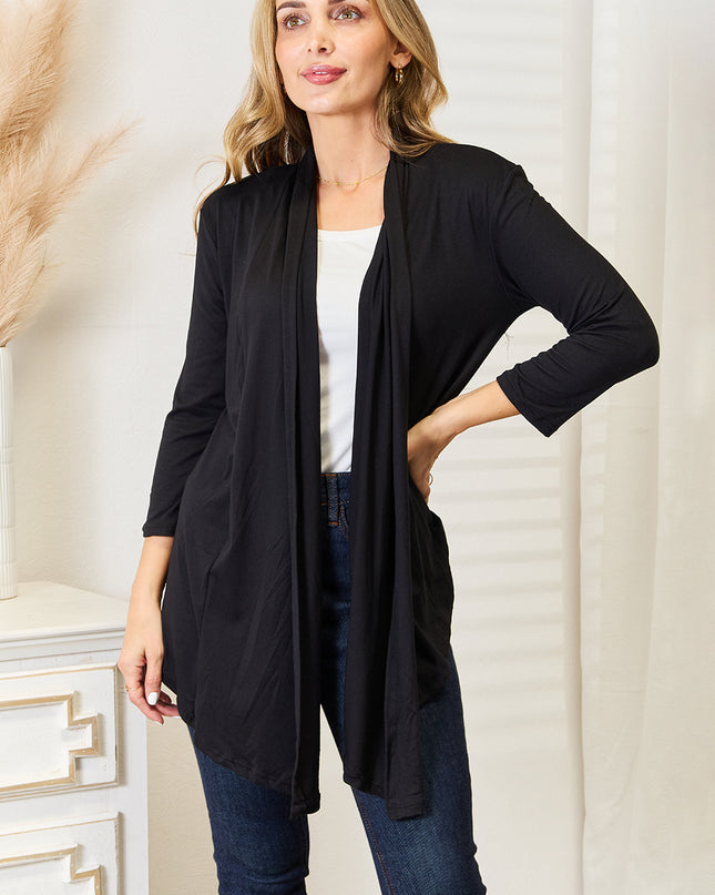 Culture Code Full Size Open Front Cardigan - Sleekdenim.com