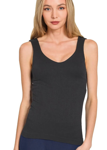 Zenana Seamless Tank Top - Sleekdenim.com
