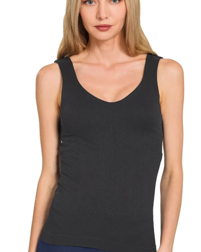 Zenana Seamless Tank Top - Sleekdenim.com