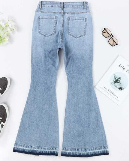 Lana High Rise Flare Jeans - Sleekdenim.com