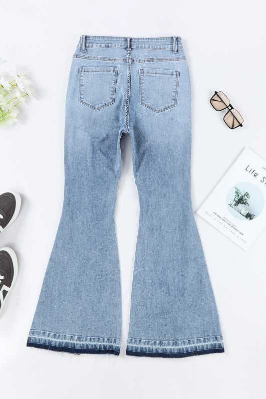 Lana High Rise Flare Jeans - Sleekdenim.com