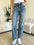 Judy Blue Full Size Mid Rise Distressed Straight Jeans | Sleekdenim.com