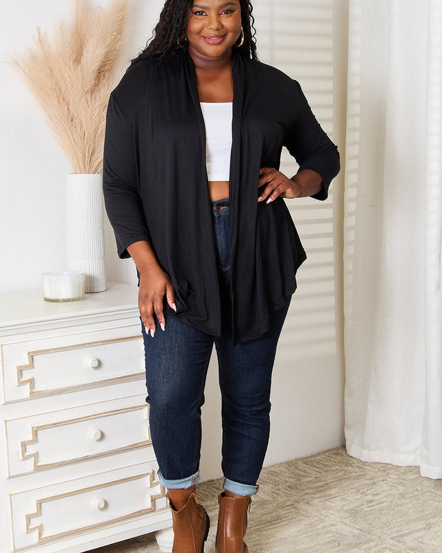 Culture Code Full Size Open Front Cardigan - Sleekdenim.com