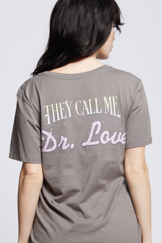 KISS Dr. Love Vintage Graphic Boyfriend Tee - Sleekdenim.com
