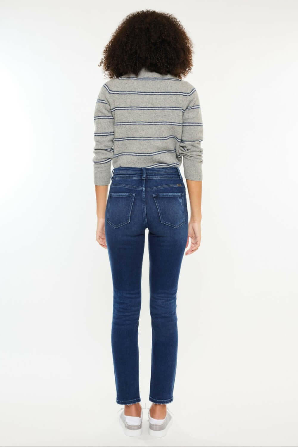 Kancan High Rise Slim Straight Jeans | Sleekdenim.com