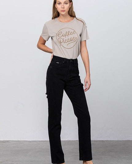 JADON RIPPED MOM JEANS - Sleekdenim.com