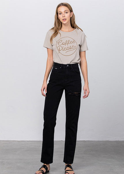 JADON RIPPED MOM JEANS - Sleekdenim.com