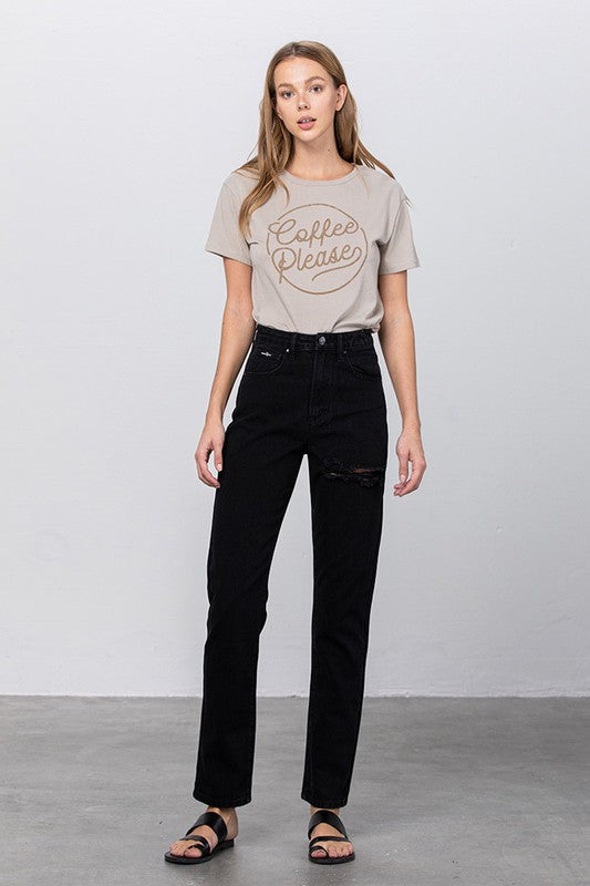 JADON RIPPED MOM JEANS - Sleekdenim.com