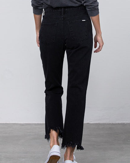 DESTROYED STRAIGHT JEANS - Sleekdenim.com