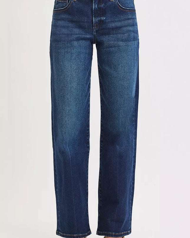 RISEN Mid Rise Wide Baggy Jeans - Sleekdenim.com
