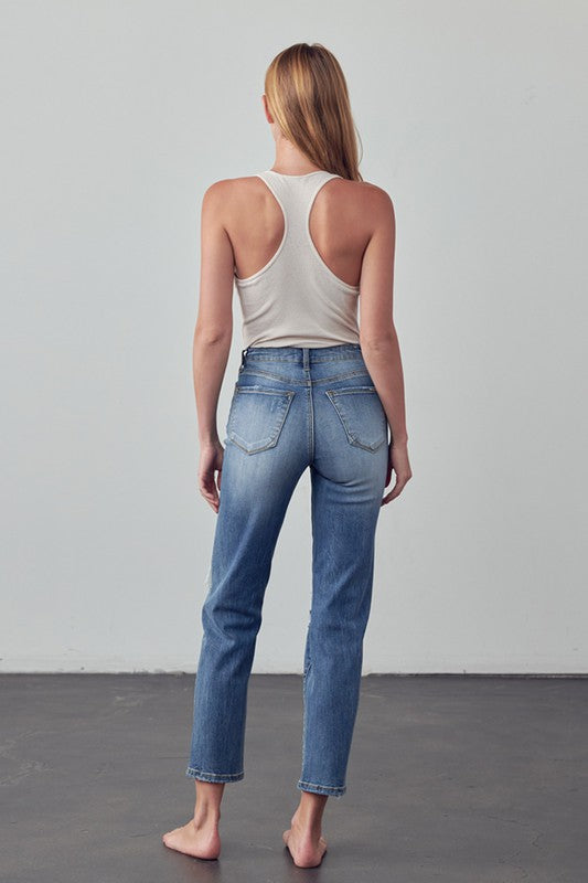 HIGH RISE GIRLFRIEND JEANS - Sleekdenim.com