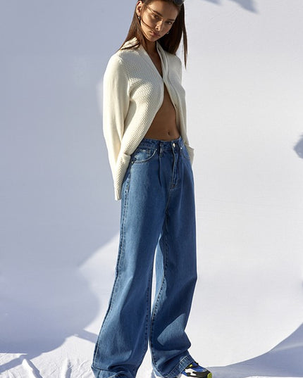 HIGH RISE WIDE LEG JEANS - Sleekdenim.com