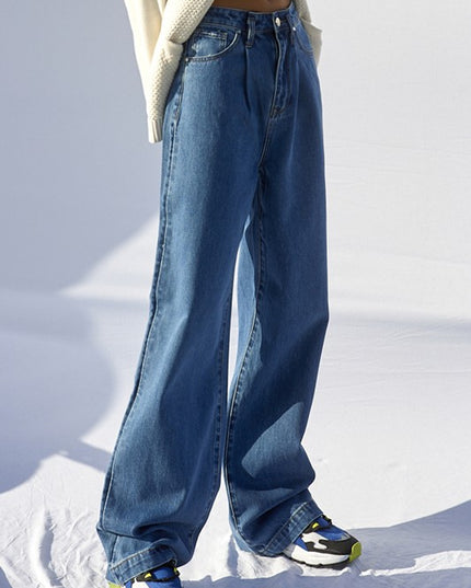 HIGH RISE WIDE LEG JEANS - Sleekdenim.com