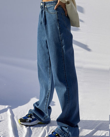 HIGH RISE WIDE LEG JEANS - Sleekdenim.com