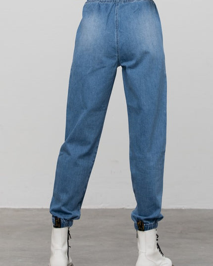 HIGH RISE PREMIUM JOGGER PANTS - Sleekdenim.com