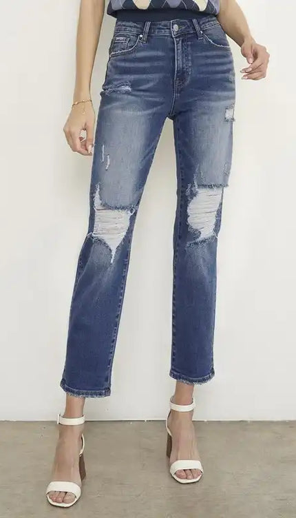 MID-RISE BOYFRIEND JEANS - Sleekdenim.com