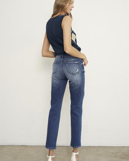 MID-RISE BOYFRIEND JEANS - Sleekdenim.com