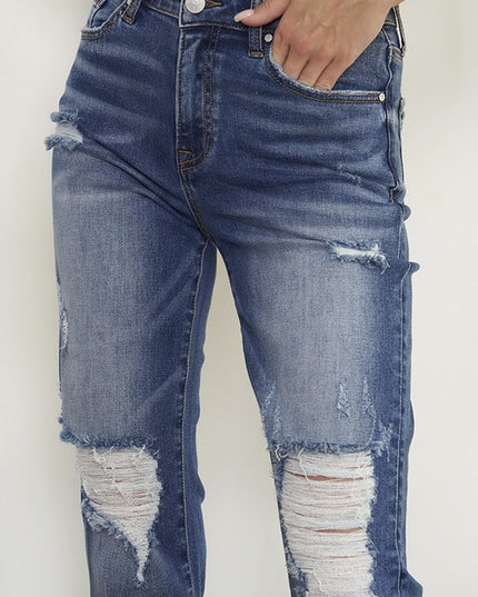 MID-RISE BOYFRIEND JEANS - Sleekdenim.com
