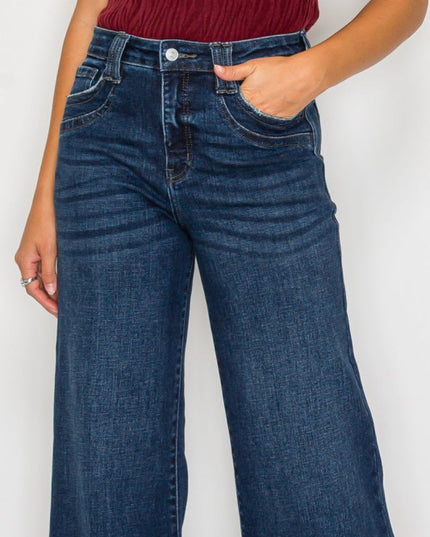 AT2099WDDT - TUMMY CONTORL HIGH RISE A-WIDE LEG FI - Sleekdenim.com
