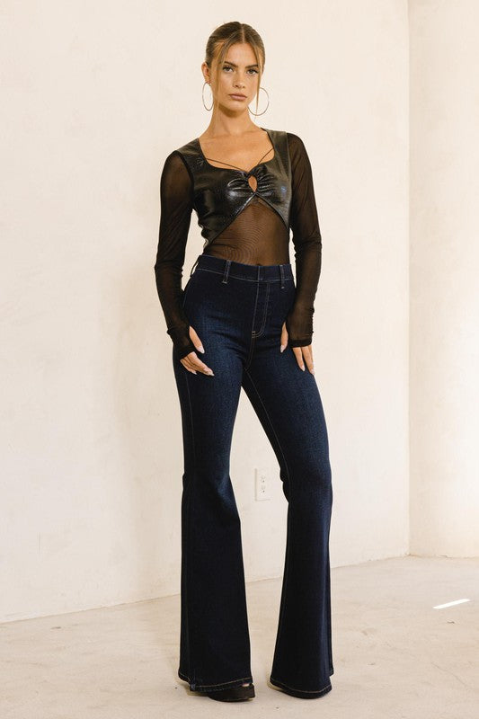 flare and wide leg jeans at sleekdenim.com