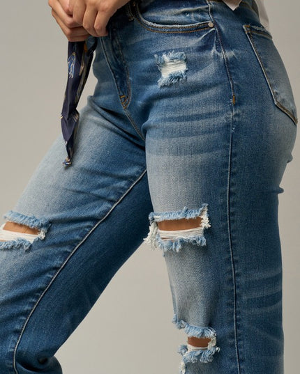MID-RISE BOYFRIEND JEANS - Sleekdenim.com