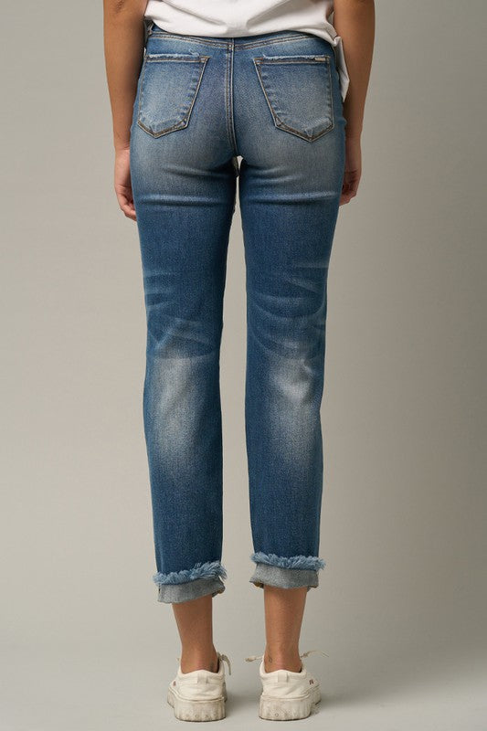 MID-RISE BOYFRIEND JEANS - Sleekdenim.com