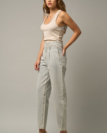 Super High Waist Balloon Jeans - Sleekdenim.com