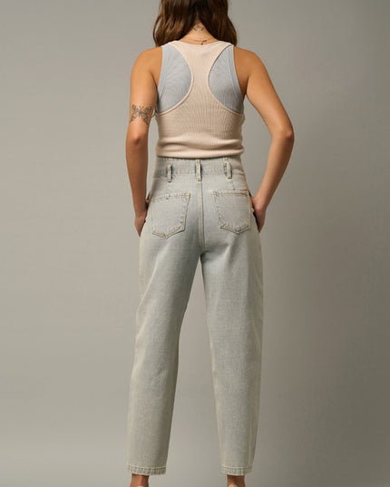 Super High Waist Balloon Jeans - Sleekdenim.com