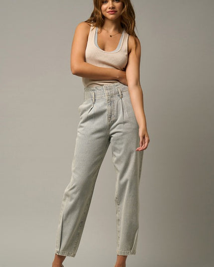 Super High Waist Balloon Jeans - Sleekdenim.com