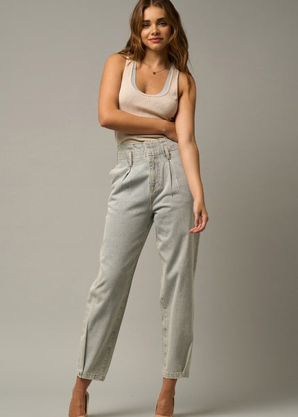Super High Waist Balloon Jeans - Sleekdenim.com